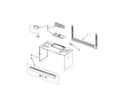 Maytag MMV1164WB5 cabinet and installation parts diagram