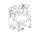 KitchenAid KSSC48QTS03 freezer liner and air flow parts diagram