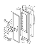 Refrigerator door parts