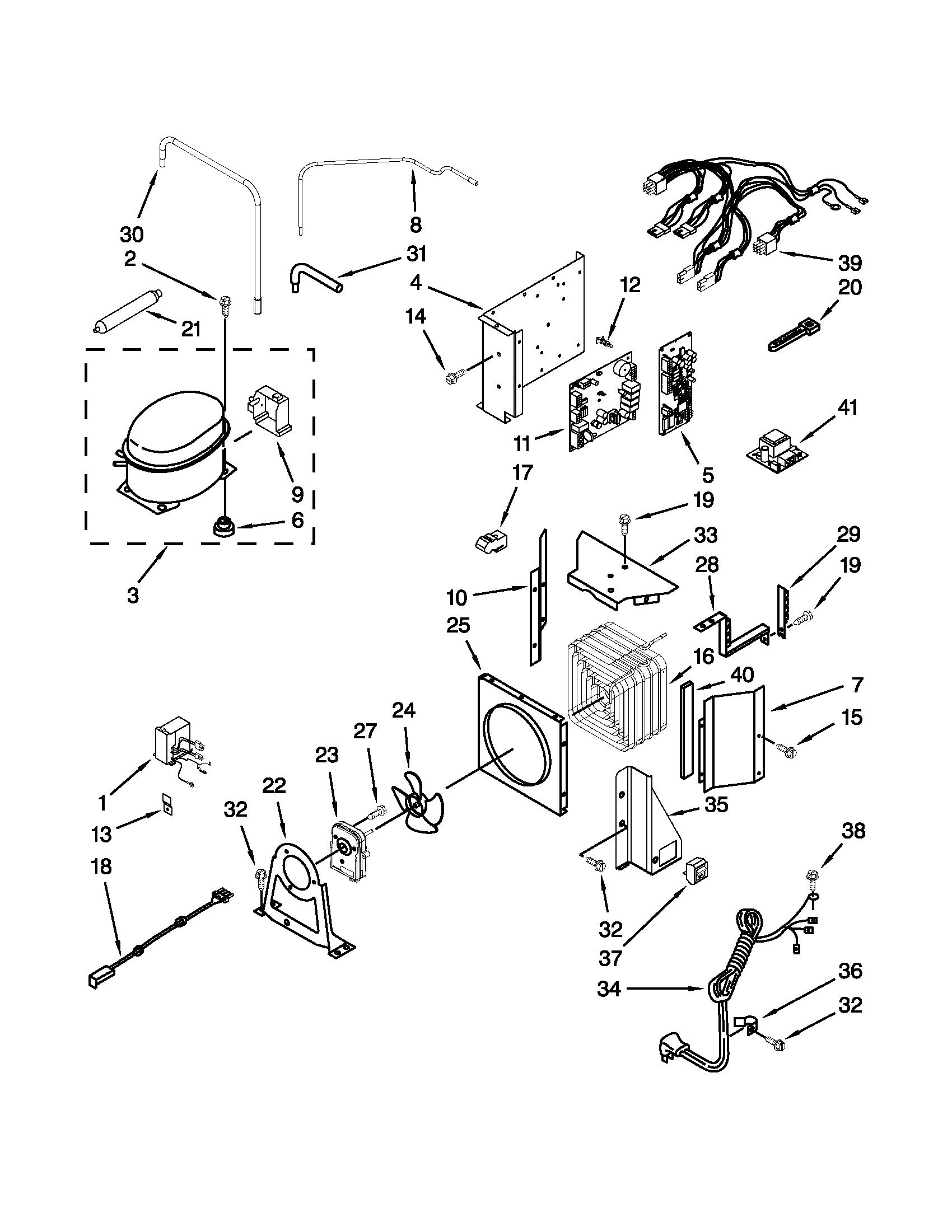 Upper unit parts