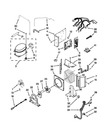 Upper unit parts