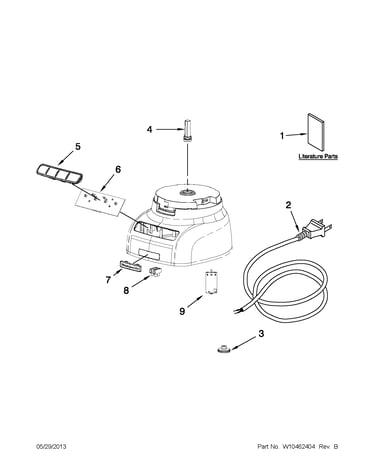 Motor and housing unit