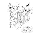 Whirlpool WGD88HEAW1 cabinet parts diagram