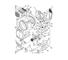 Whirlpool YWED9371YL1 bulkhead parts diagram