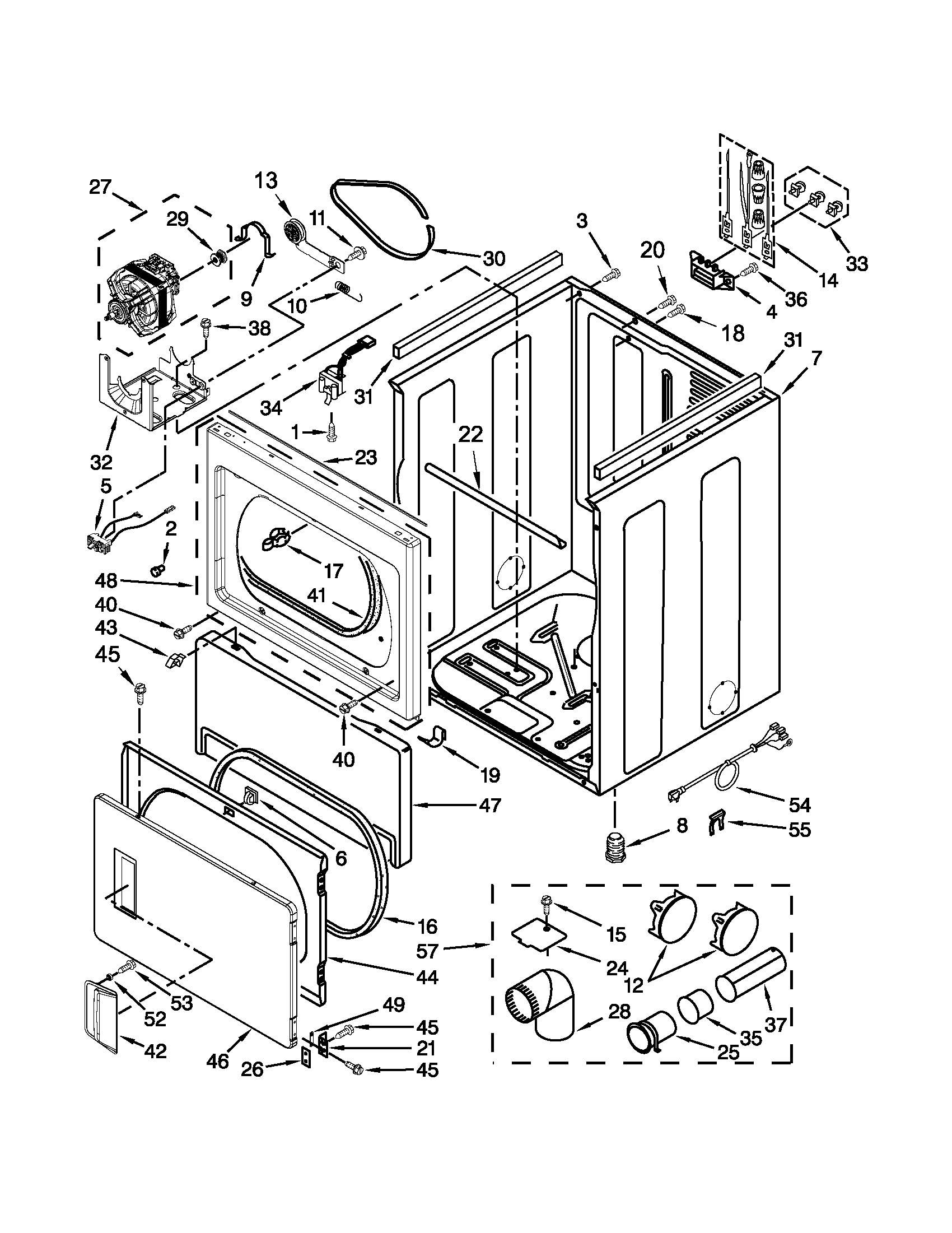 Cabinet parts