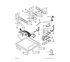 Maytag MDG25PDAGW3 top and console parts diagram