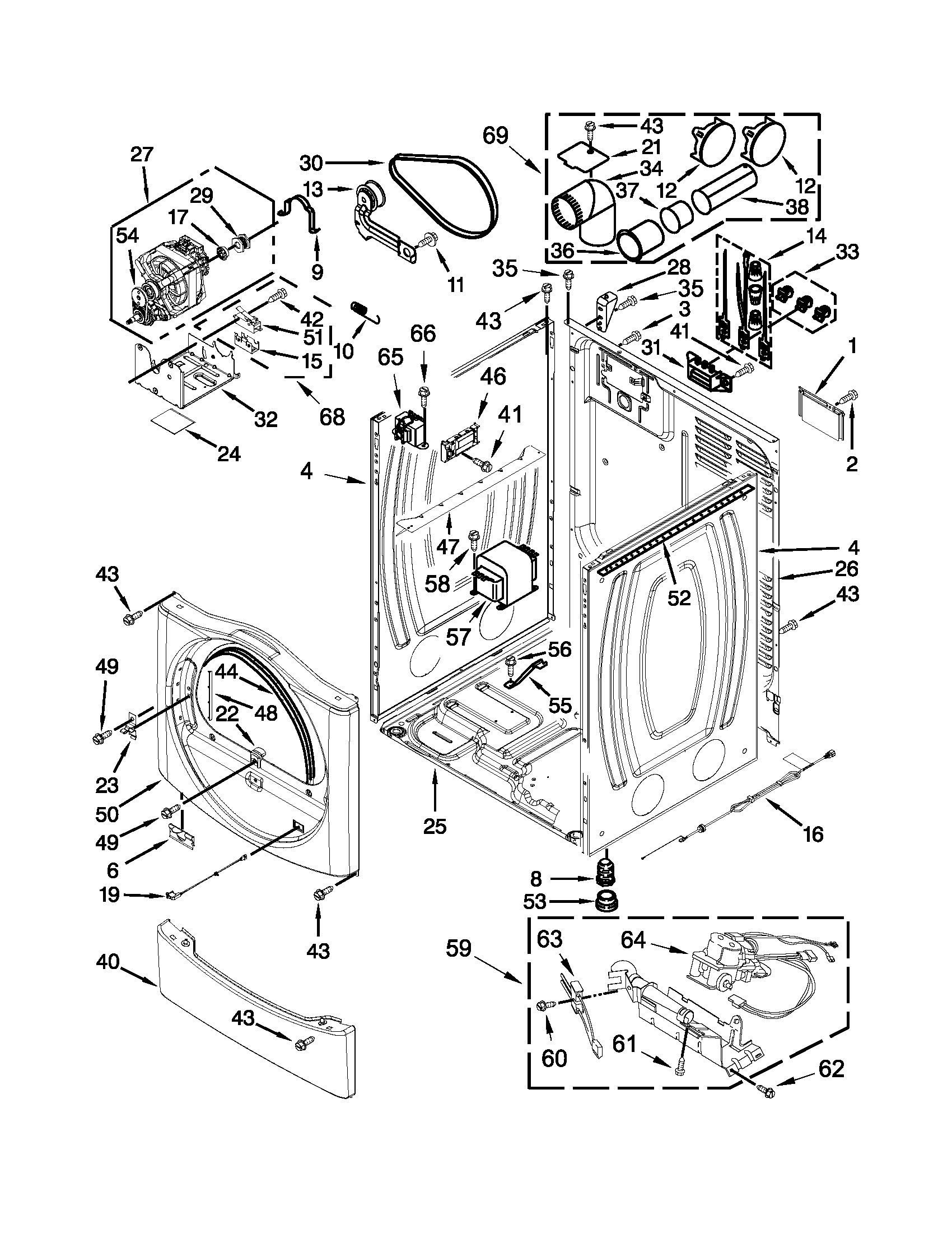Cabinet parts