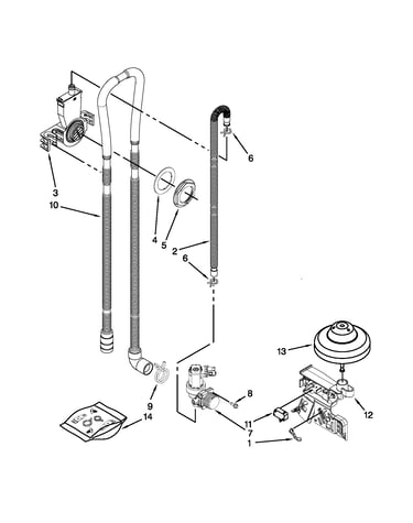 Fill, drain and overfill parts