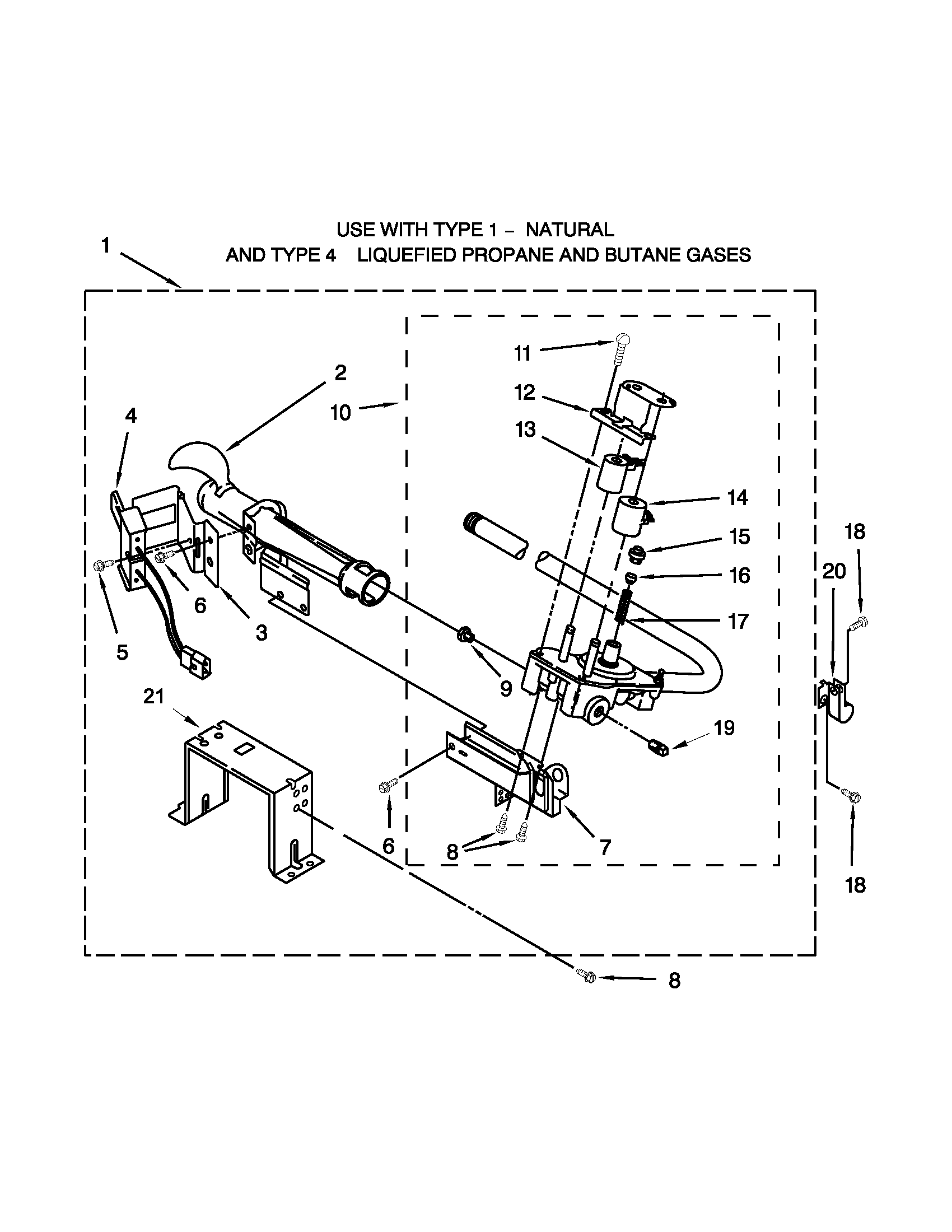 BURNER ASSEMBLY PARTS