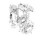 Maytag YMEDC300XW1 cabinet parts diagram