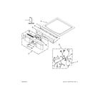 Whirlpool WGD9051YW2 top and console parts diagram