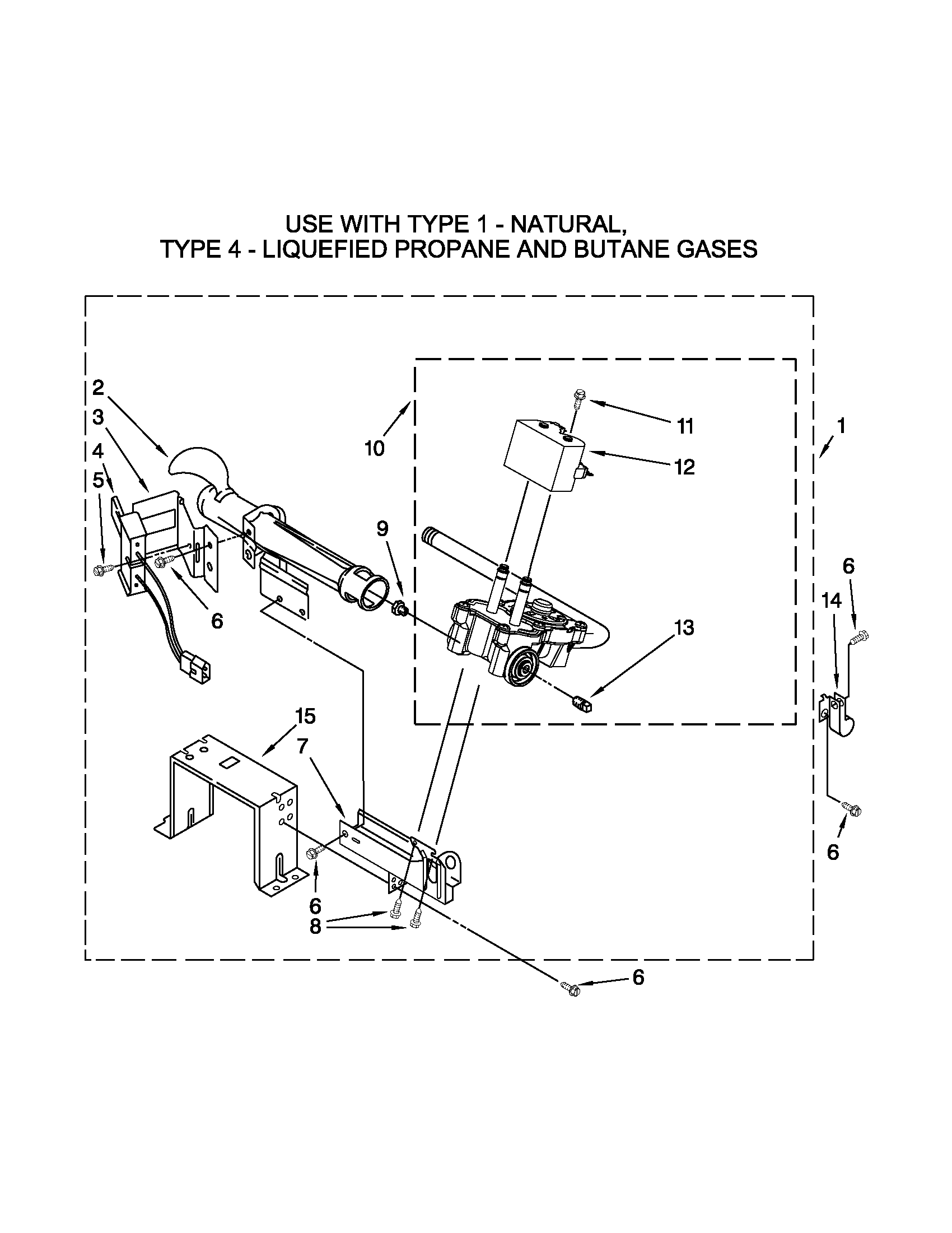 W10480349 BURNER ASSEMBLY