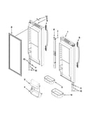 Refrigerator door parts