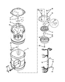 Motor, basket and tub parts
