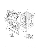 Lower cabinet and front panel parts