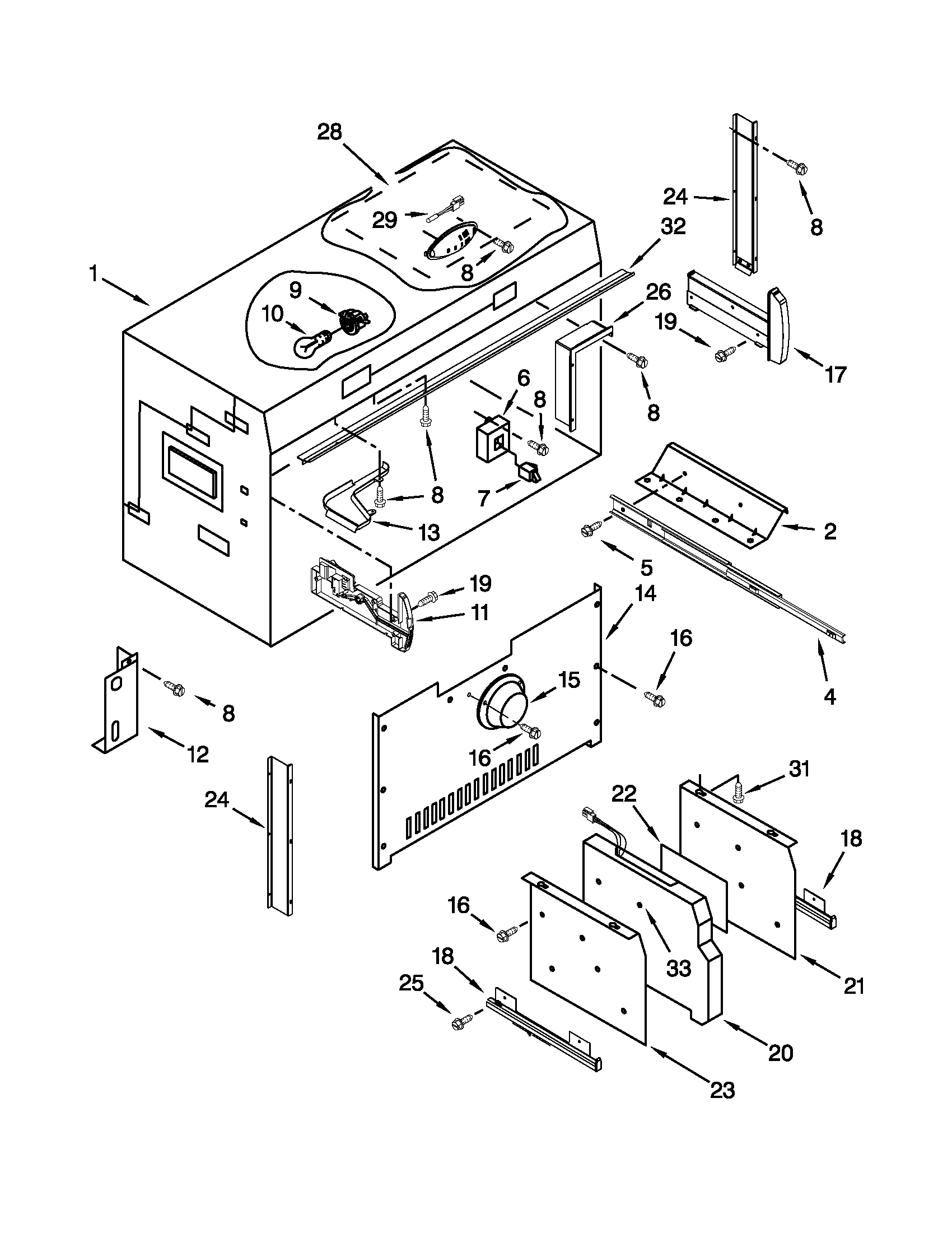 FREEZER LINER PARTS