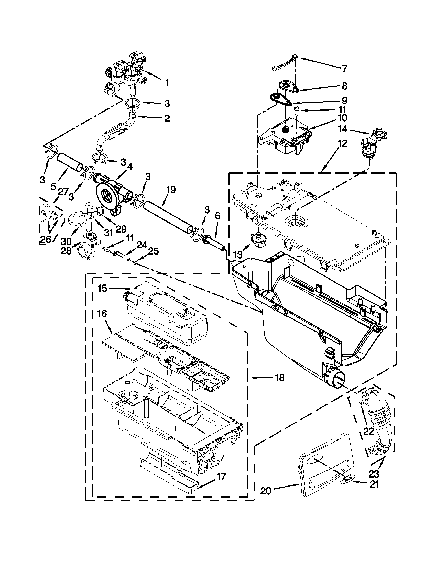 DISPENSER PARTS