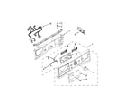 Whirlpool WFW94HEXW0 control panel parts diagram