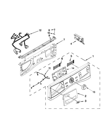 Control panel parts