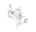 Whirlpool WFW94HEXW0 tub and basket parts diagram