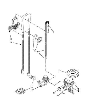 Fill, drain and overfill parts