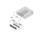 Whirlpool WDT710PAYW5 lower rack parts diagram