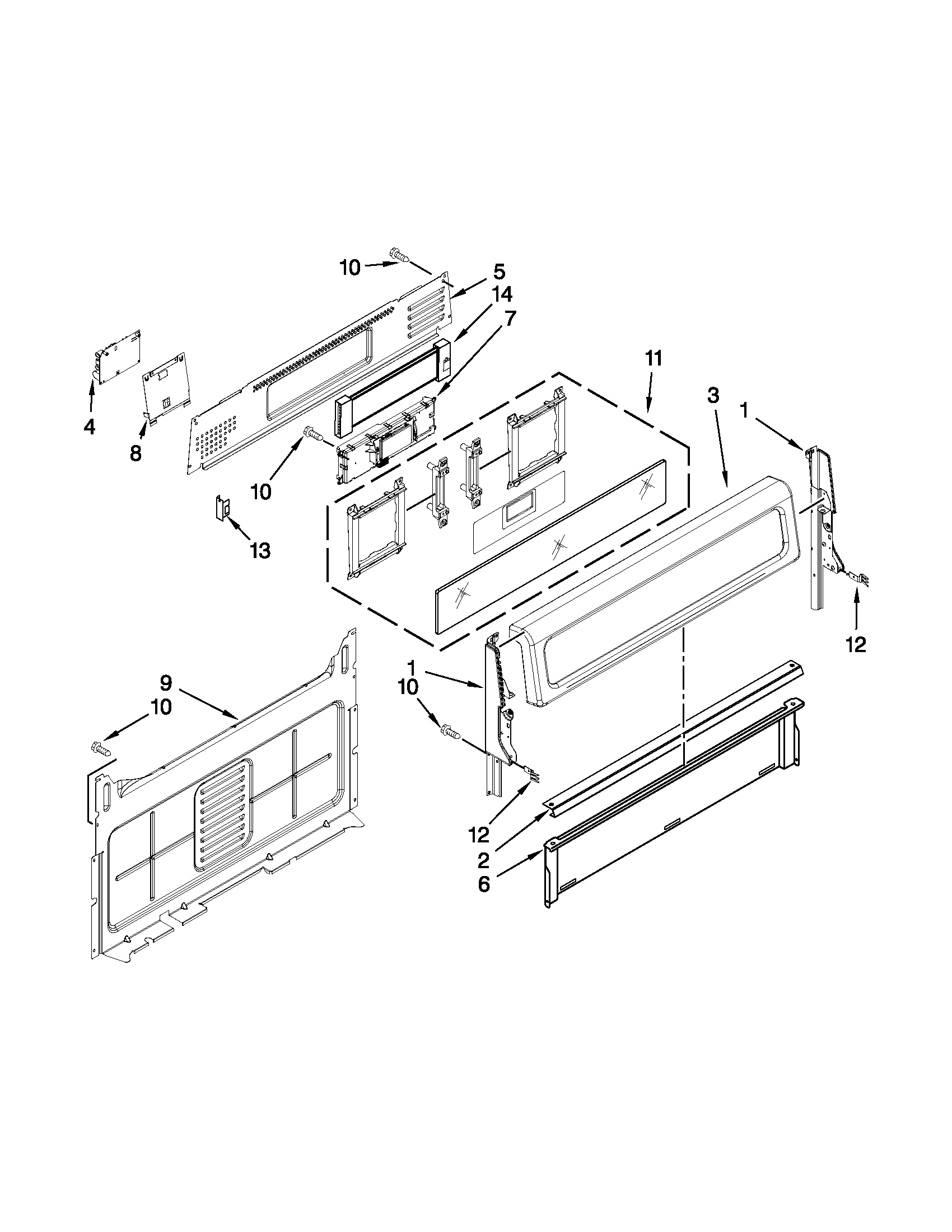 Control panel parts