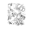 Whirlpool LTG5243DQC dryer bulkhead parts diagram