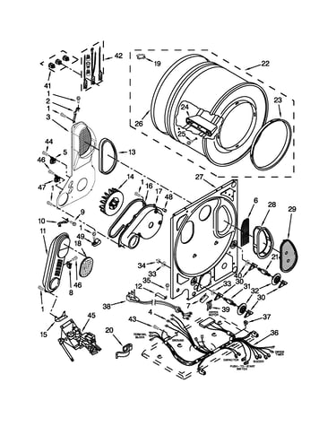 Dryer bulkhead parts
