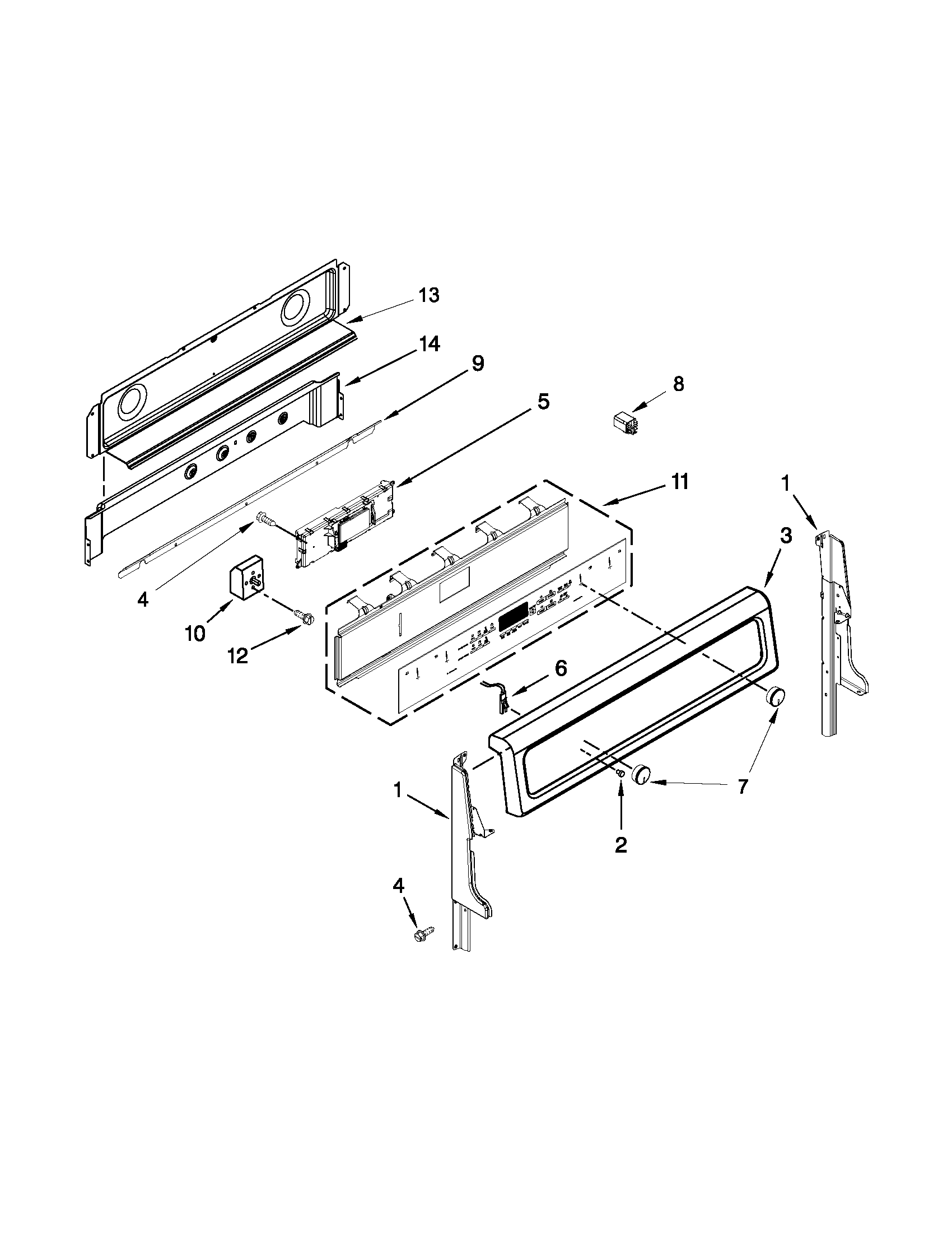 CONTROL PANEL PARTS