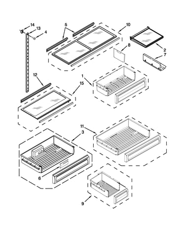 Shelf parts