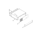 KitchenAid KBRO36FTX07 top grille and unit cover diagram