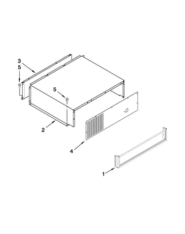 Top grille and unit cover