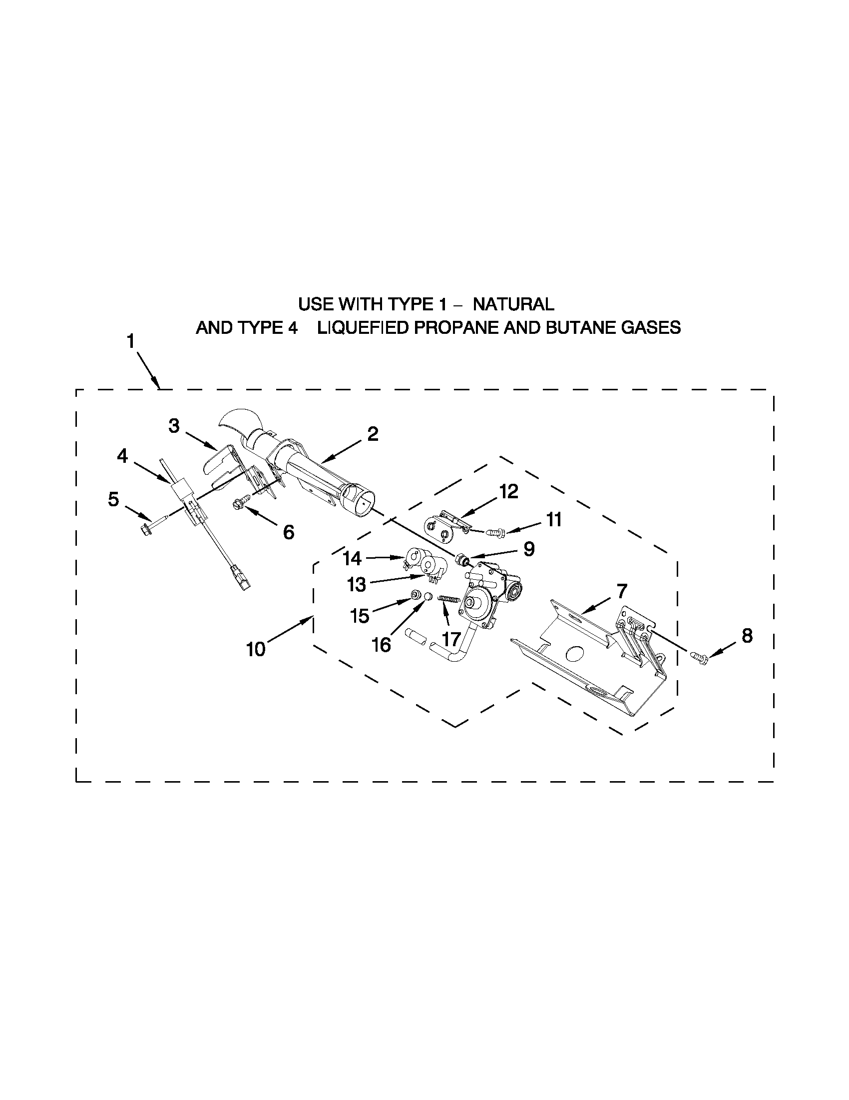 8557891 BURNER ASSEMBLY