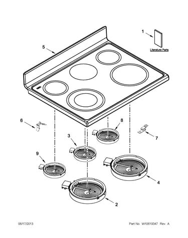 Cooktop parts