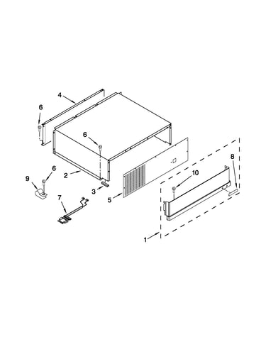 Top grille and unit cover