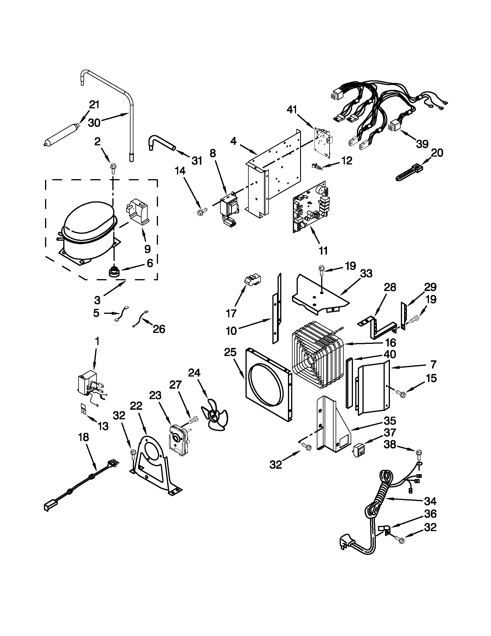 Upper unit parts