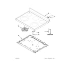 Maytag YMER7685BW0 cooktop parts diagram