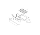 Maytag YMER7685BW0 drawer & rack parts diagram