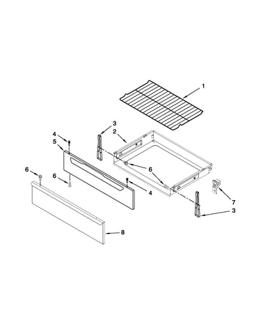 Drawer & rack parts