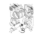 Maytag MGDX700XW2 bulkhead parts diagram