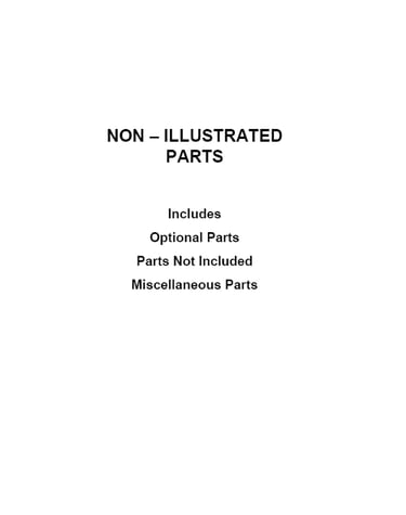 Optional parts (not included)