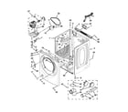 Whirlpool WGD96HEAU1 cabinet parts diagram