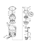 Motor, basket and tub parts