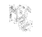 Whirlpool 3DWED4800YQ1 cabinet parts diagram