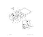 Whirlpool WGD9051YW3 top and console parts diagram