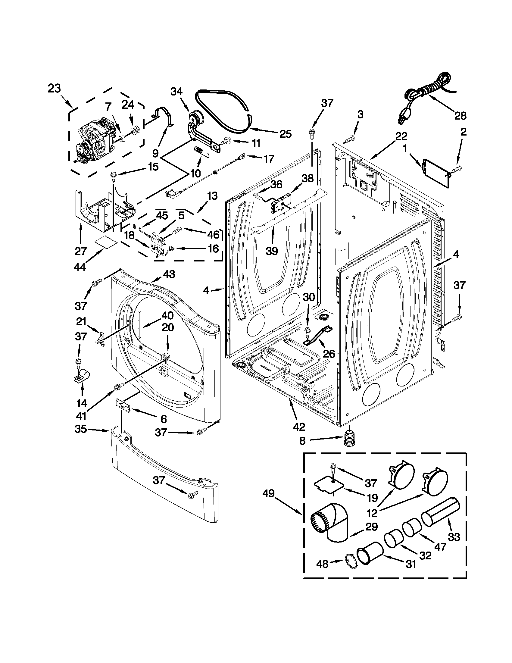 Cabinet parts