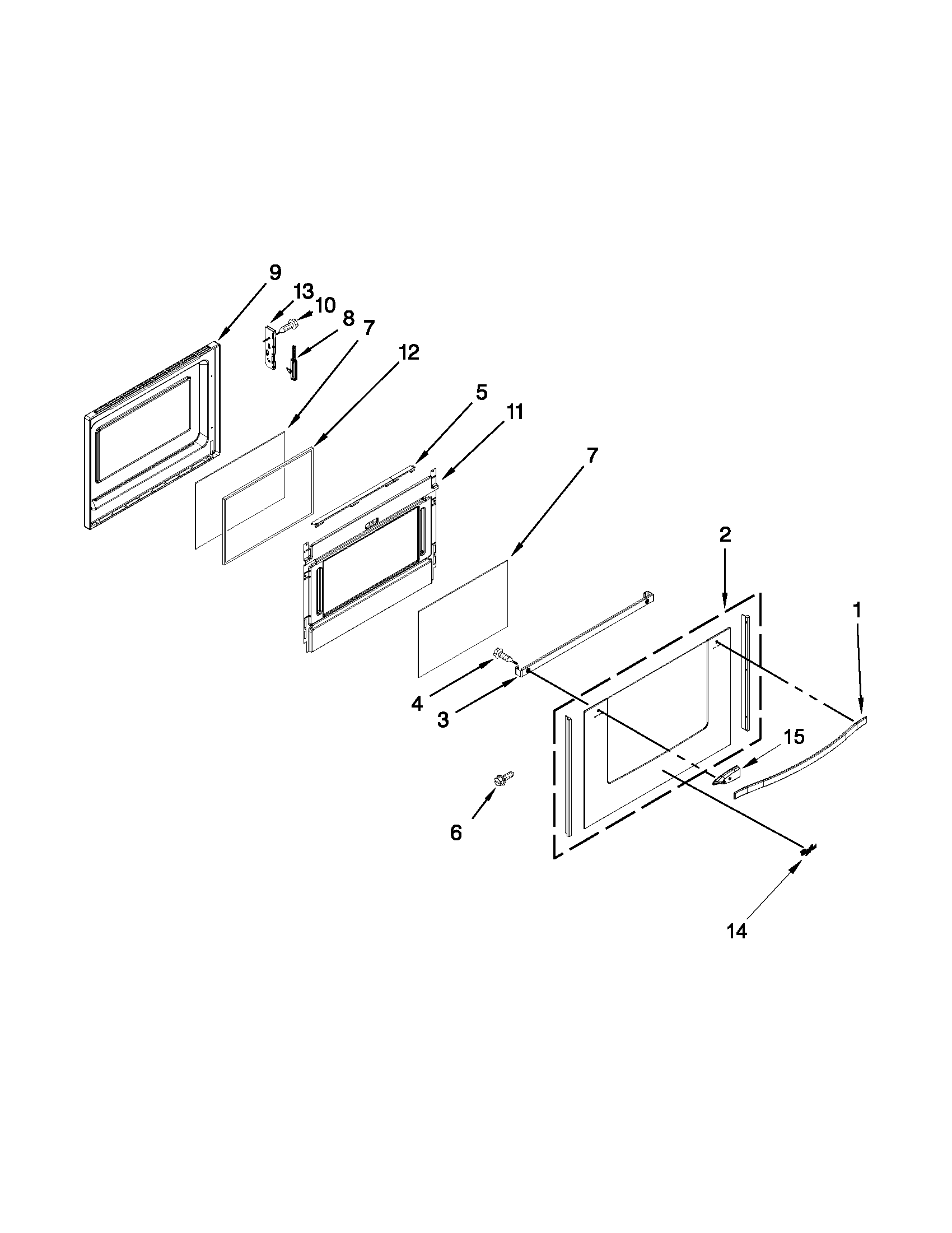 Lower door parts