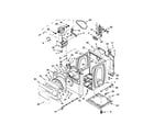 Whirlpool YWED8800YC2 cabinet parts diagram