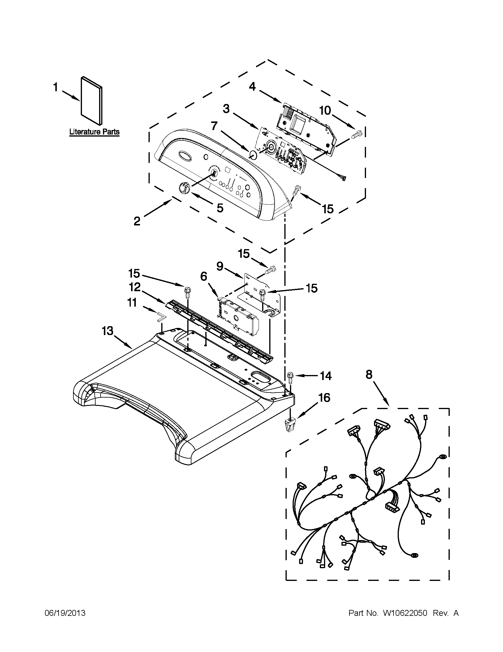 TOP AND CONSOLE PARTS